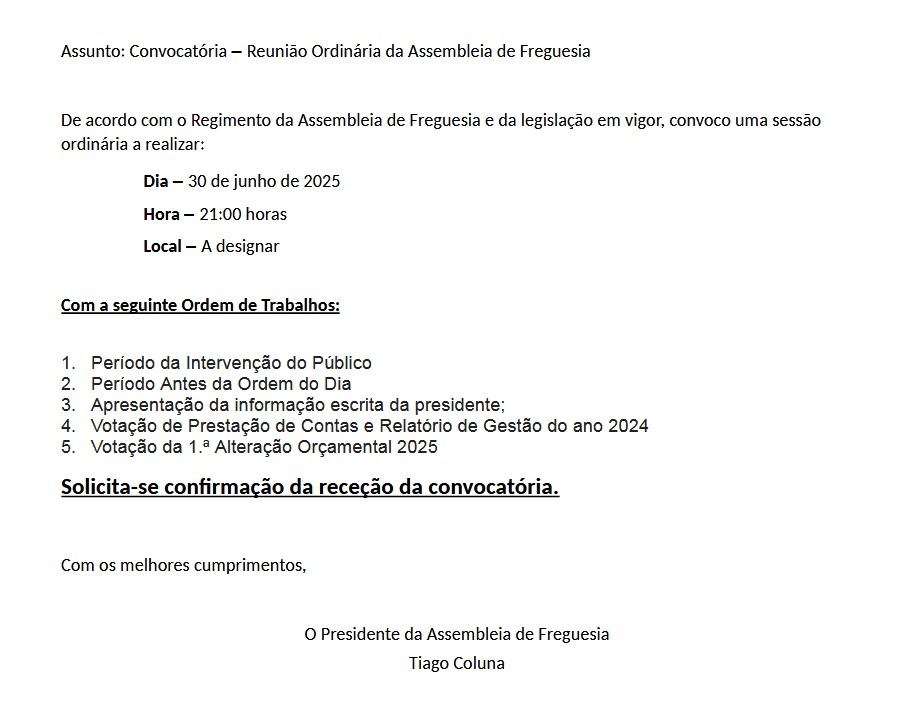 Edital de 30/06