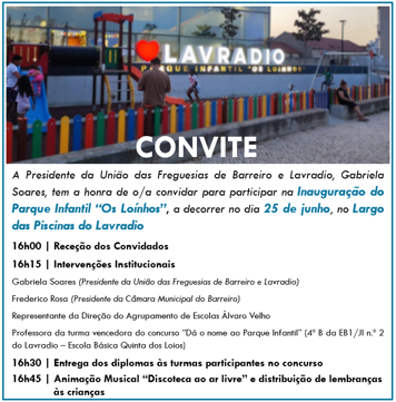 Inauguração do Parque Infantil "Os Loínhos"